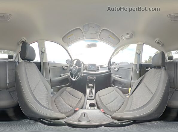 3KPA24AD0LE255900 2020 KIA RIO White VIN sticker view