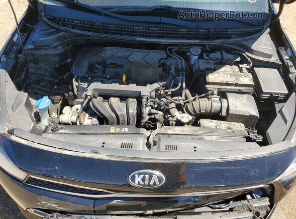 3KPA24AD0LE346813 2020 KIA RIO Black უკანა სალონის ხედი