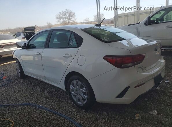 3KPA24AD0ME381238 2021 KIA RIO White Trasero izquierdo