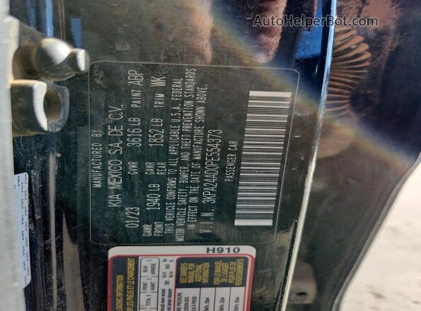 3KPA24AD0PE554373 2023 KIA RIO Black 