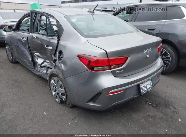 3KPA24AD0PE575904 2023 KIA RIO Silver Trasero izquierdo