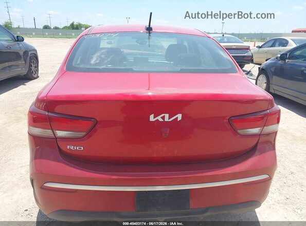 3KPA24AD0PE612403 2023 KIA RIO Red 