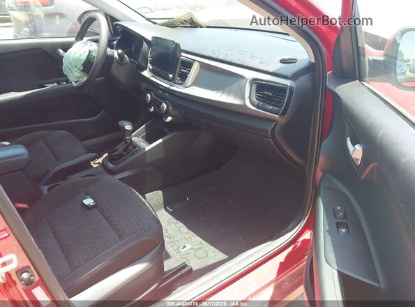 3KPA24AD0PE612403 2023 KIA RIO Red Widok wnętrza z przodu