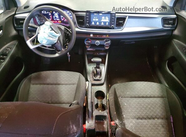 3KPA24AD1LE278103 2020 KIA RIO White Vista del salpicadero