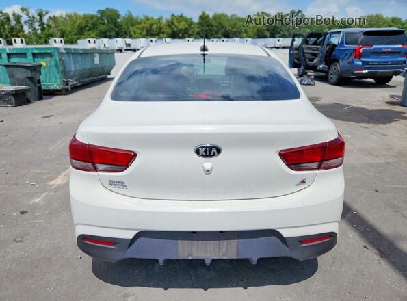3KPA24AD1LE344116 2020 KIA RIO White Вид ззаду