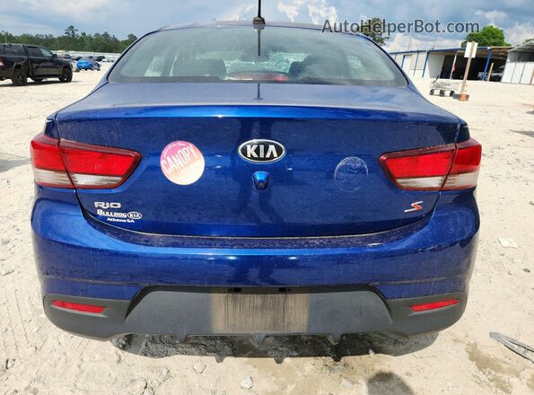 3KPA24AD1LE349154 2020 KIA RIO Blue Widok z tyłu