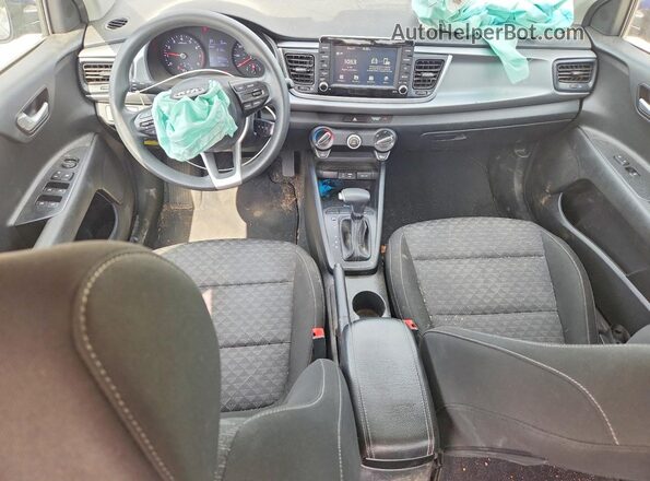 3KPA24AD1LE349154 2020 KIA RIO Blue Widok deski rozdzielczej