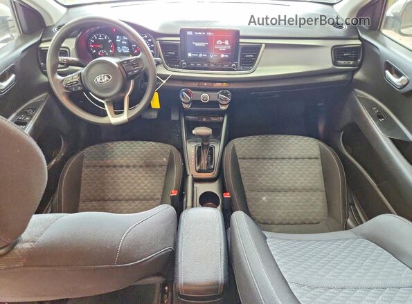 3KPA24AD1ME366053 2021 KIA RIO White Вид панелі приладів
