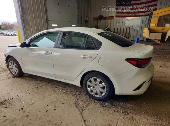 3KPA24AD1ME366053 2021 KIA RIO White Задня ліва чверть