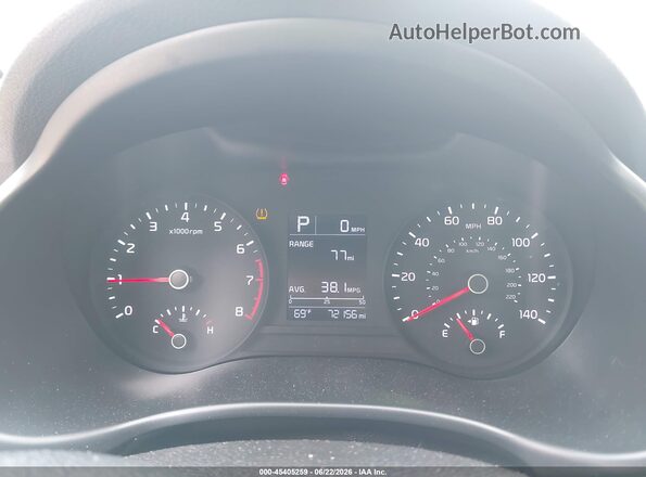 3KPA24AD1PE577242 2023 KIA RIO White უკანა სავარძლების ხედი