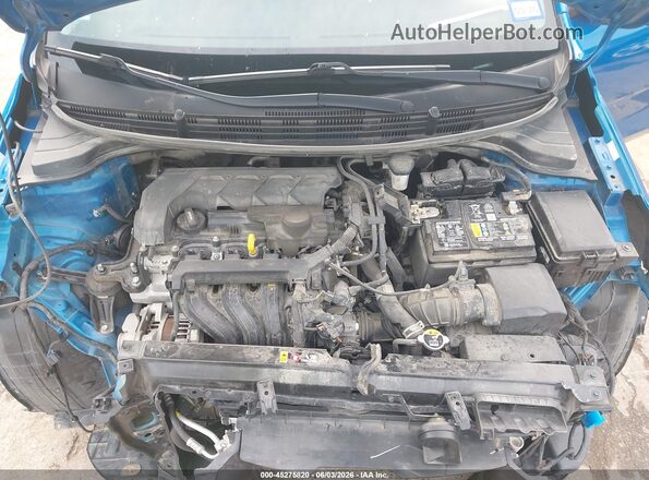 3KPA24AD1PE582022 2023 KIA RIO Blue Widok z tyłu