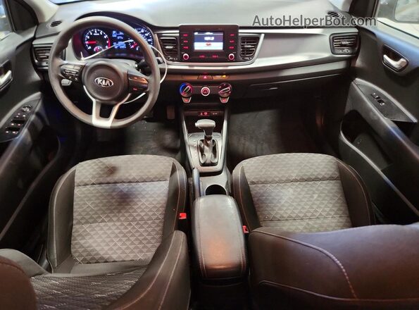 3KPA24AD2LE277218 2020 KIA RIO Бирюзовый Вид панели приборов