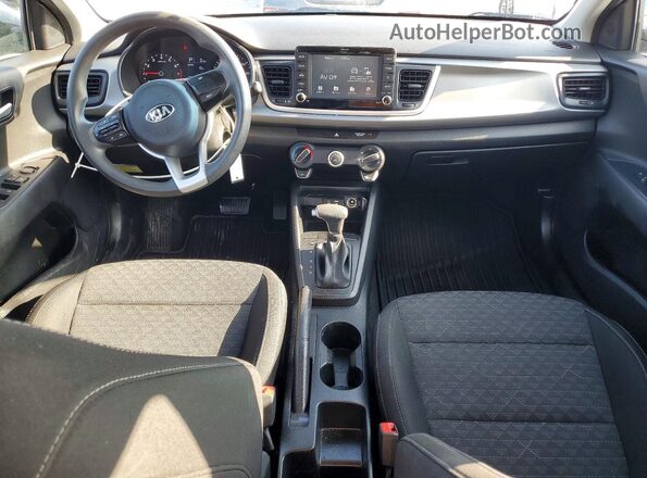 3KPA24AD2LE296691 2020 KIA RIO Silver Vista del salpicadero