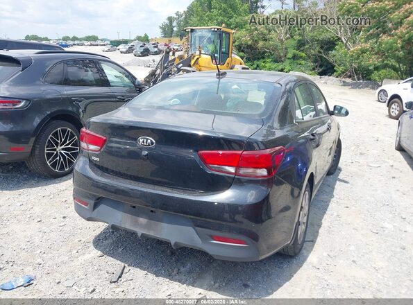 3KPA24AD2LE327244 2020 KIA RIO Black Rear right