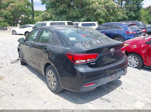 3KPA24AD2LE327244 2020 KIA RIO Black Rear left
