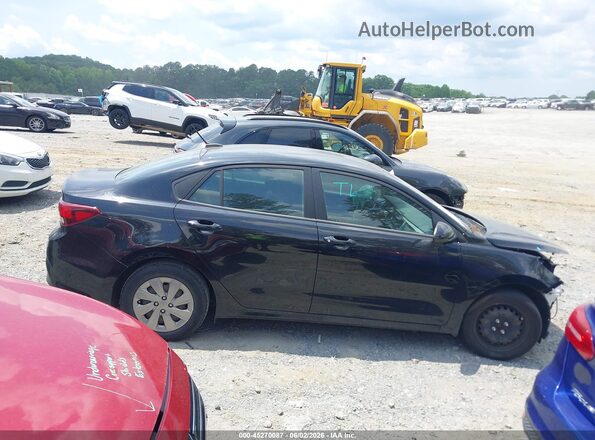 3KPA24AD2LE327244 2020 KIA RIO Black Rear interior view