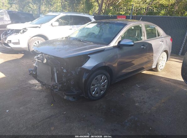3KPA24AD2LE349924 2020 KIA RIO Серый Передняя левая четверть
