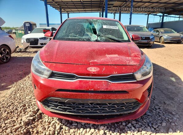 3KPA24AD2ME391494 2021 KIA RIO Red Դիմացի տեսք