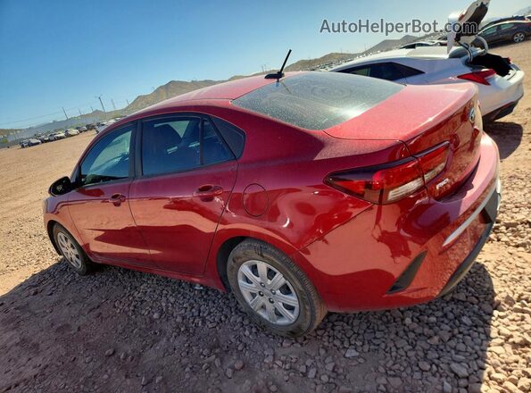 3KPA24AD2ME391494 2021 KIA RIO Red Հետևի ձախ