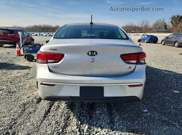 3KPA24AD2ME429967 2021 KIA RIO Silver Rear view