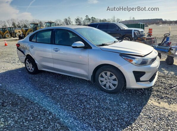 3KPA24AD2ME429967 2021 KIA RIO Silver Front right