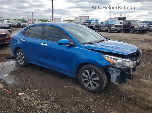3KPA24AD2NE458483 2022 KIA RIO Blue Front right
