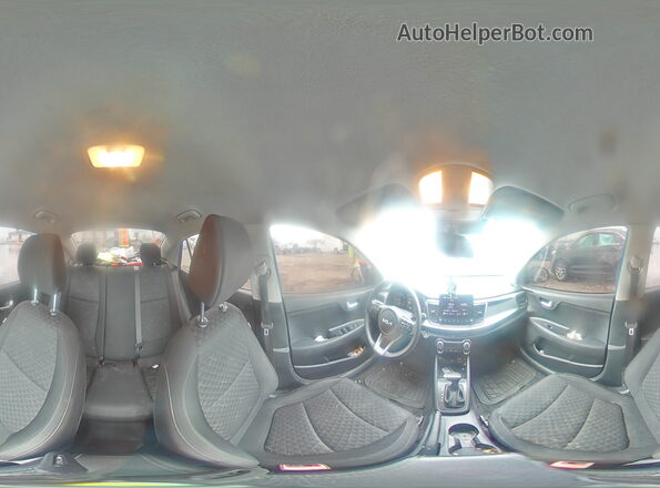 3KPA24AD2NE458483 2022 KIA RIO Blue VIN sticker view