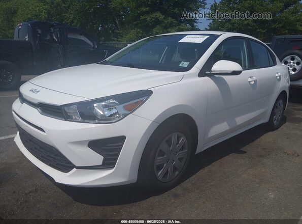 3KPA24AD2NE482167 2022 KIA RIO White Front left