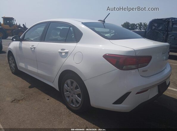 3KPA24AD2NE482167 2022 KIA RIO White Rear left