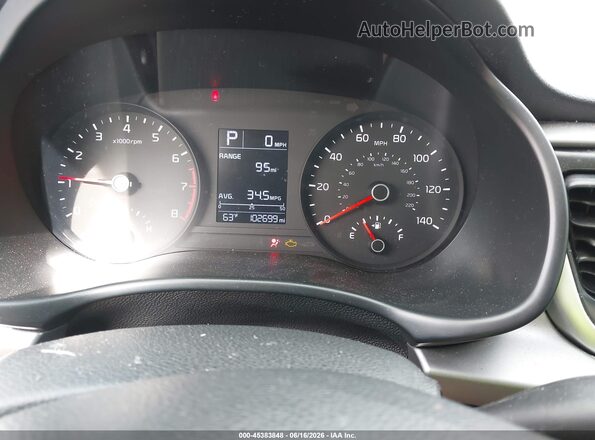 3KPA24AD2NE487952 2022 KIA RIO Black Вид задніх сидінь