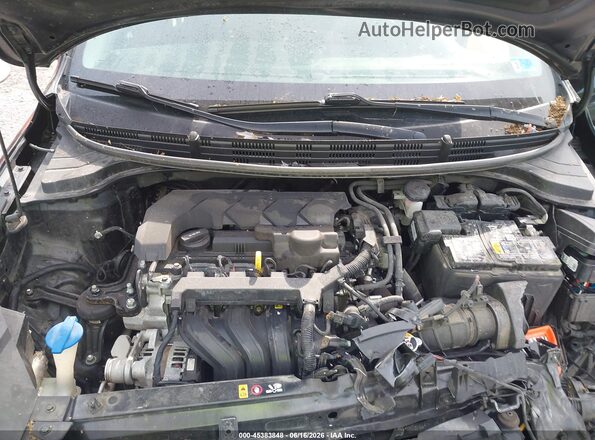 3KPA24AD2NE487952 2022 KIA RIO Black Вид ззаду