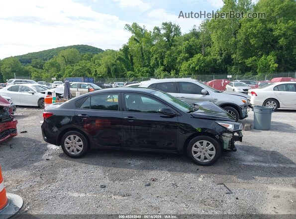 3KPA24AD2NE487952 2022 KIA RIO Black Вид задньої частини салону