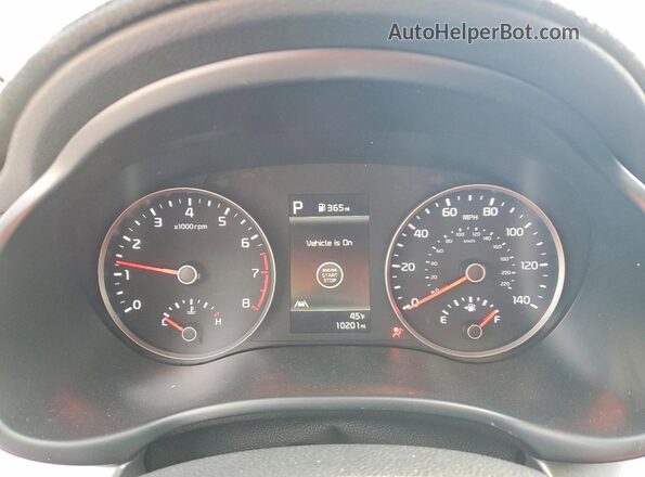 3KPA24AD2PE587469 2023 KIA RIO Gray Instrument cluster view