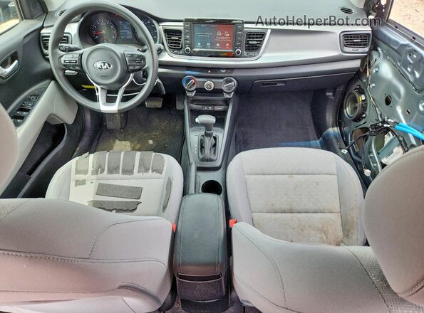 3KPA24AD3LE330590 2020 KIA RIO Gray Vista del salpicadero