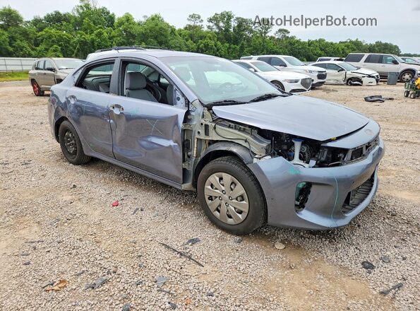 3KPA24AD3LE330590 2020 KIA RIO Gray Delantero derecho