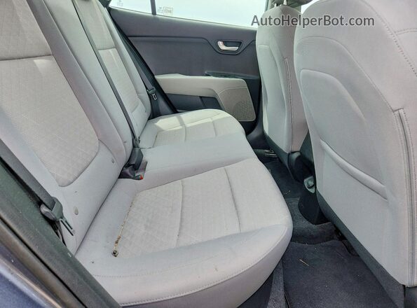 3KPA24AD3LE330590 2020 KIA RIO Gray Vista de los asientos traseros