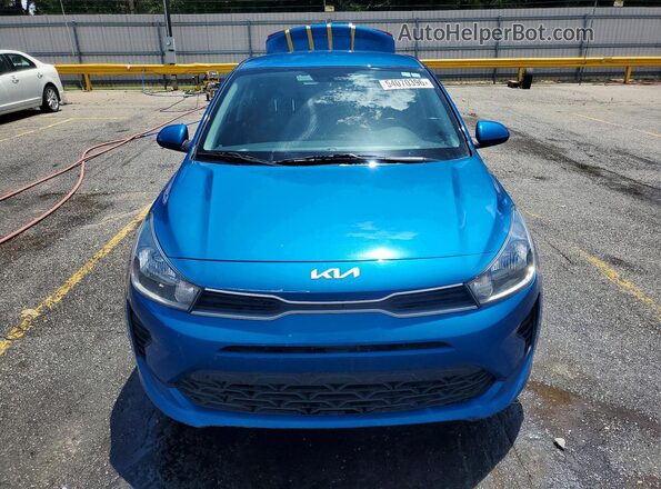 3KPA24AD3NE431616 2022 KIA RIO Blue Vista frontal