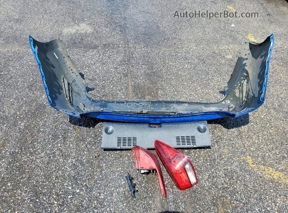 3KPA24AD3NE431616 2022 KIA RIO Blue Vista del compartimento del motor