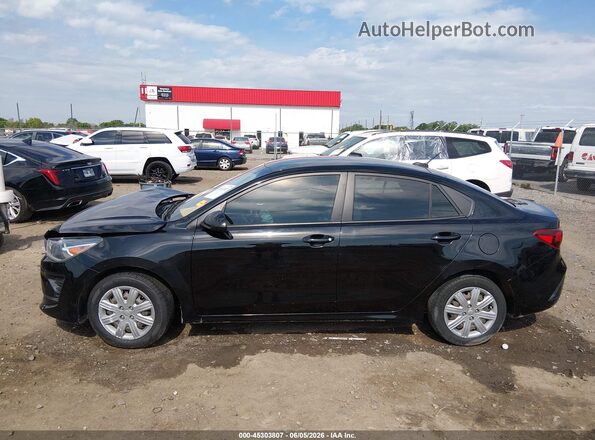 3KPA24AD3NE453955 2022 KIA RIO Black Widok wnętrza 360 stopni