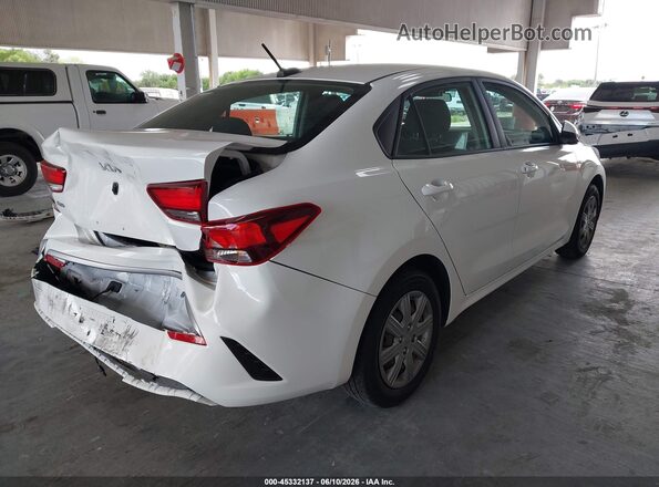 3KPA24AD3PE616400 2023 KIA RIO White უკანა მარჯვენა