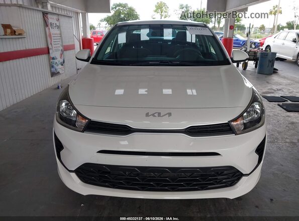 3KPA24AD3PE616400 2023 KIA RIO White ხელსაწყოთა პანელის ხედი