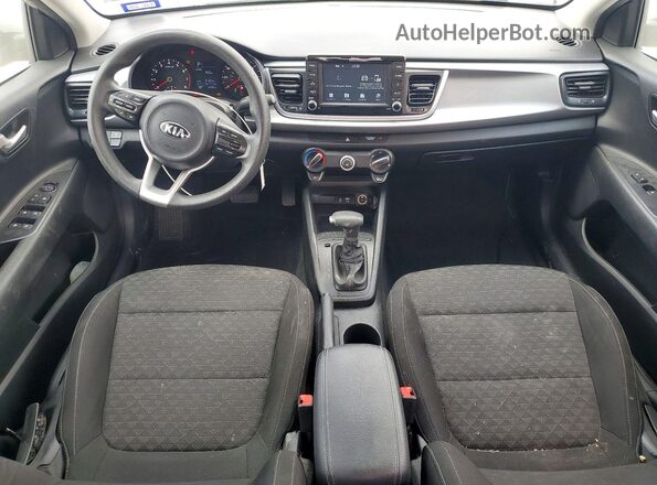 3KPA24AD4LE262915 2020 KIA RIO Серебряный Вид панели приборов