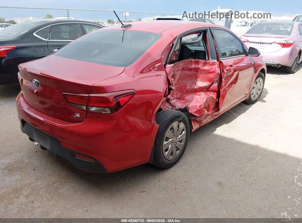 3KPA24AD4LE284106 2020 KIA RIO Red Trasero derecho