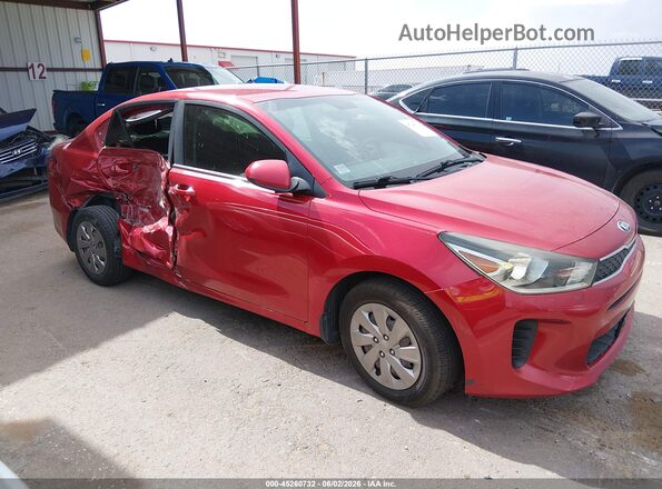 3KPA24AD4LE284106 2020 KIA RIO Red Vista interior trasera