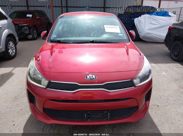 3KPA24AD4LE284106 2020 KIA RIO Red Vista del cuadro de instrumentos