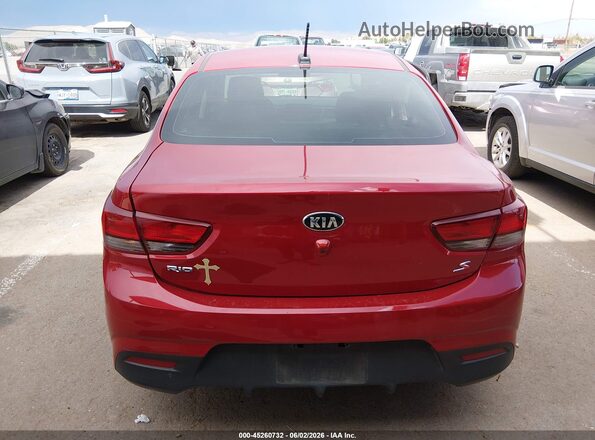 3KPA24AD4LE284106 2020 KIA RIO Red 