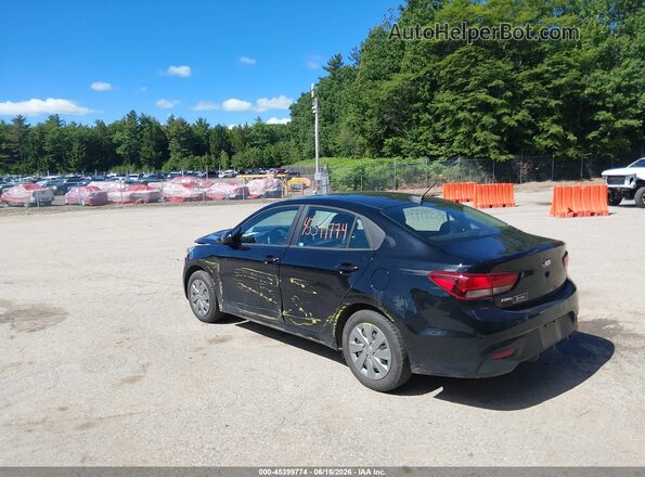 3KPA24AD4LE316682 2020 KIA RIO Black Rear left