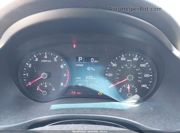 3KPA24AD4LE327763 2020 KIA RIO Blue Вид задніх сидінь