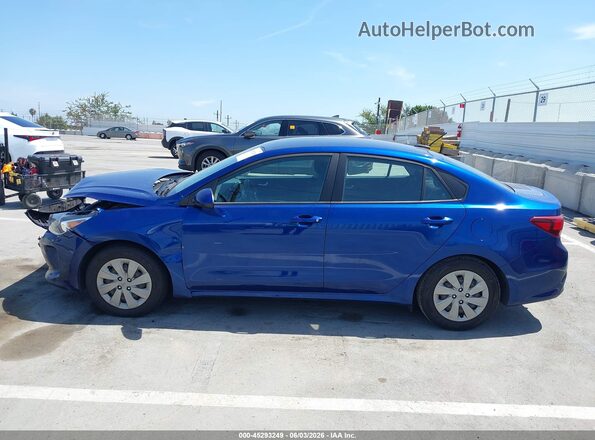 3KPA24AD4LE327763 2020 KIA RIO Blue Панорамний вид салону 360°