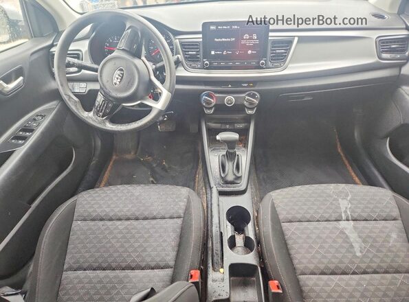 3KPA24AD4ME382294 2021 KIA RIO Silver Вид панелі приладів